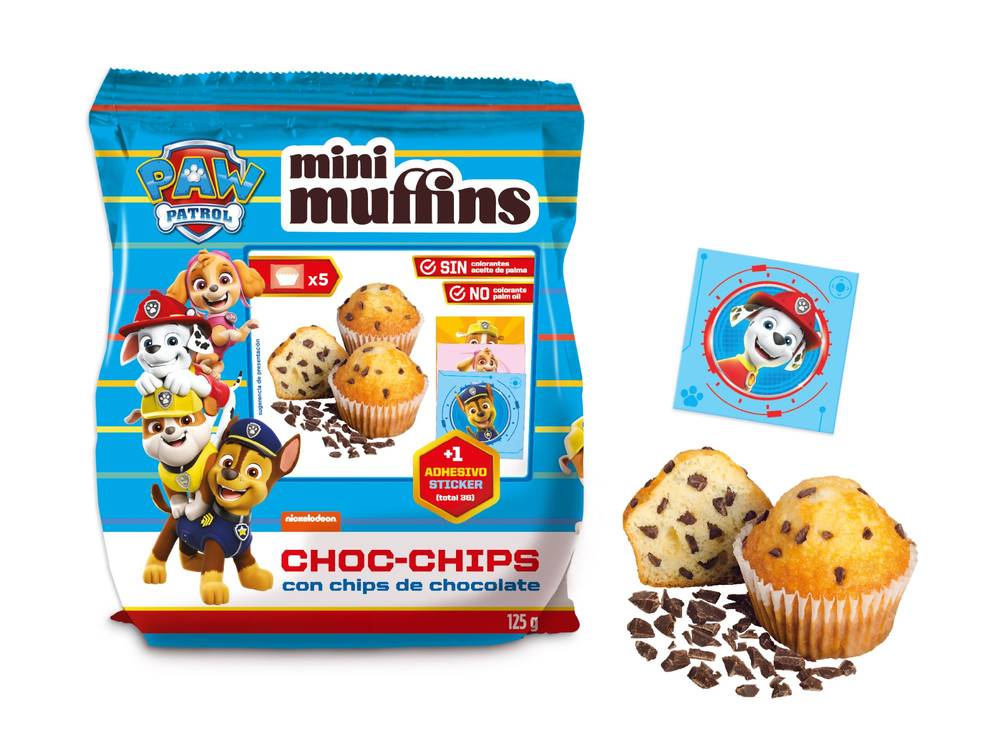 Mini Muffins s kousky čokolády Paw Patrol 125g