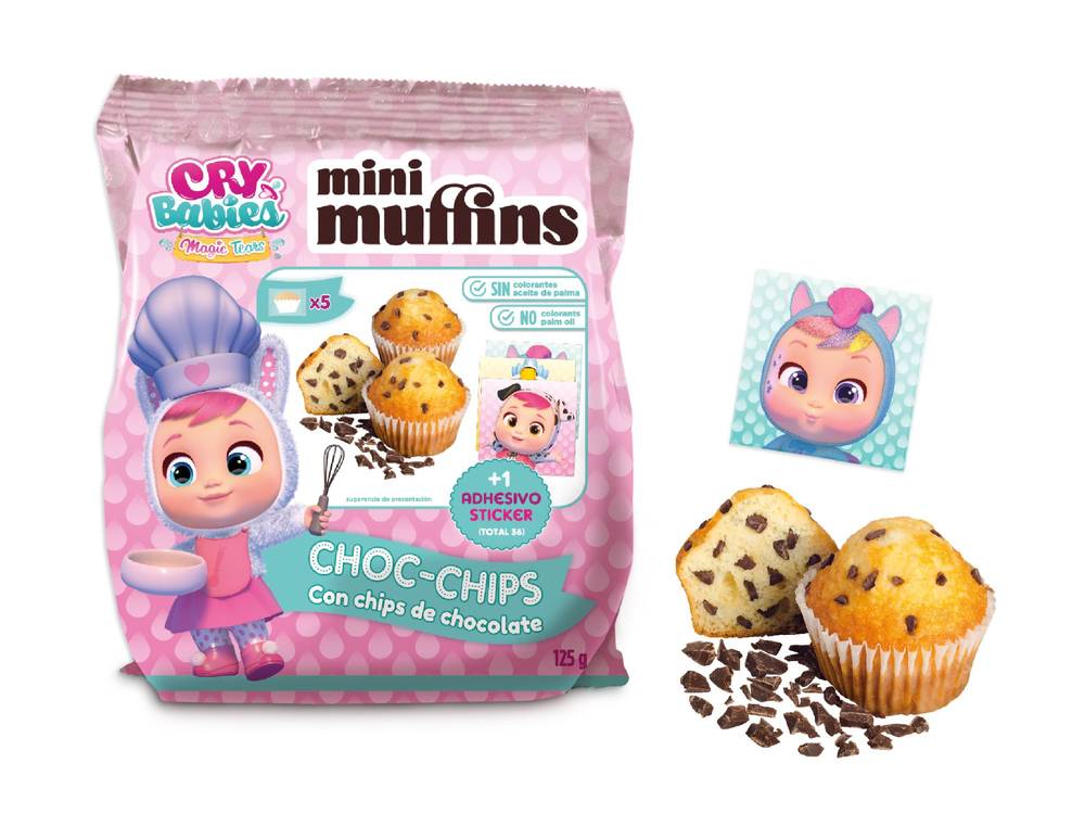 Mini Muffins s kousky čokolády Cry Babies 125g
