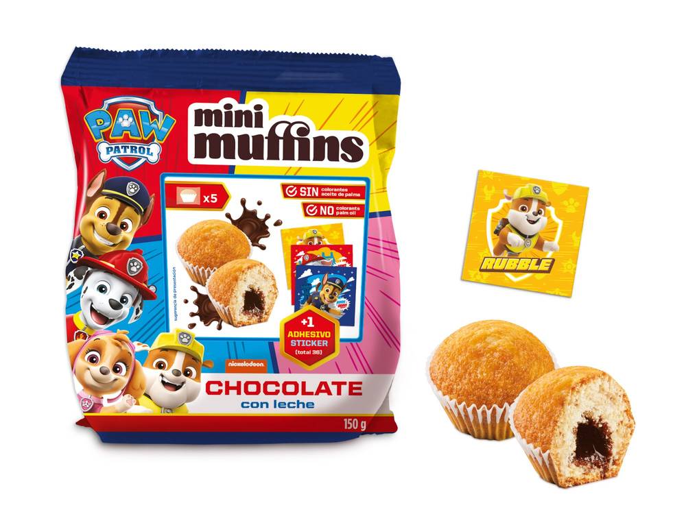 Mini Muffins s kakaovou náplní Paw Patrol 150g