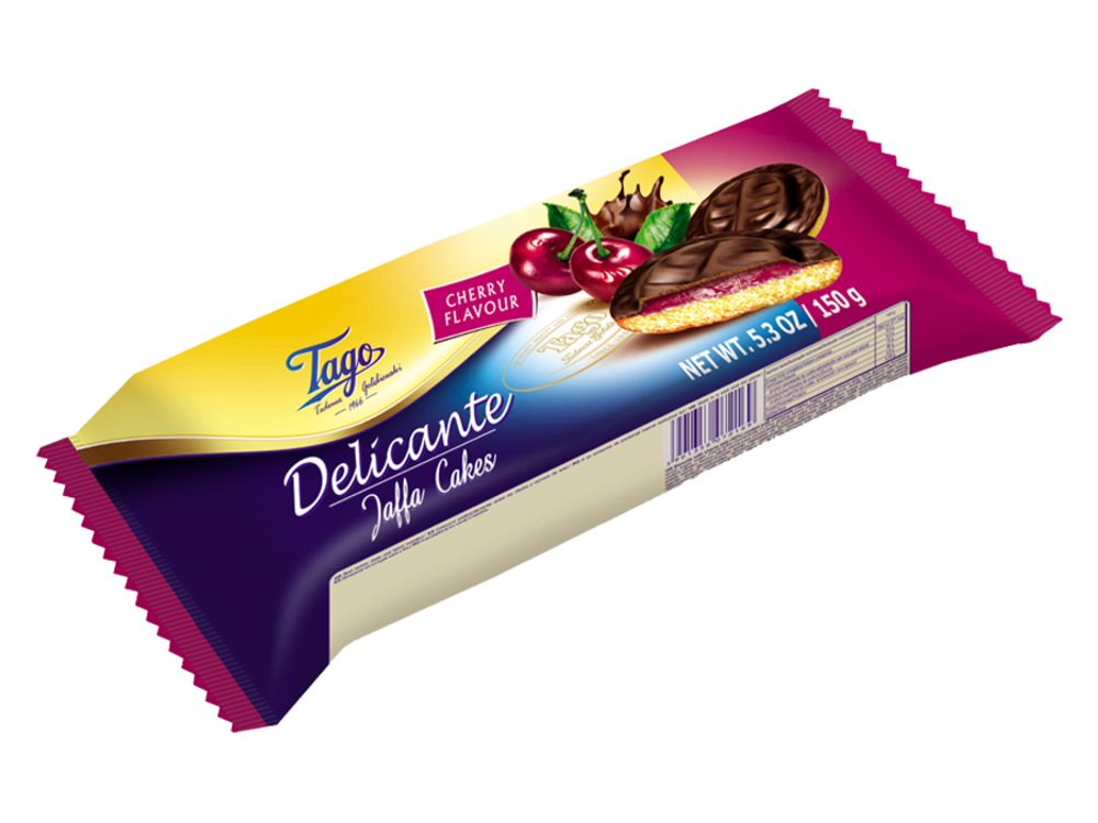 Jaffa cakes with chocolate and cherry filling 150g
