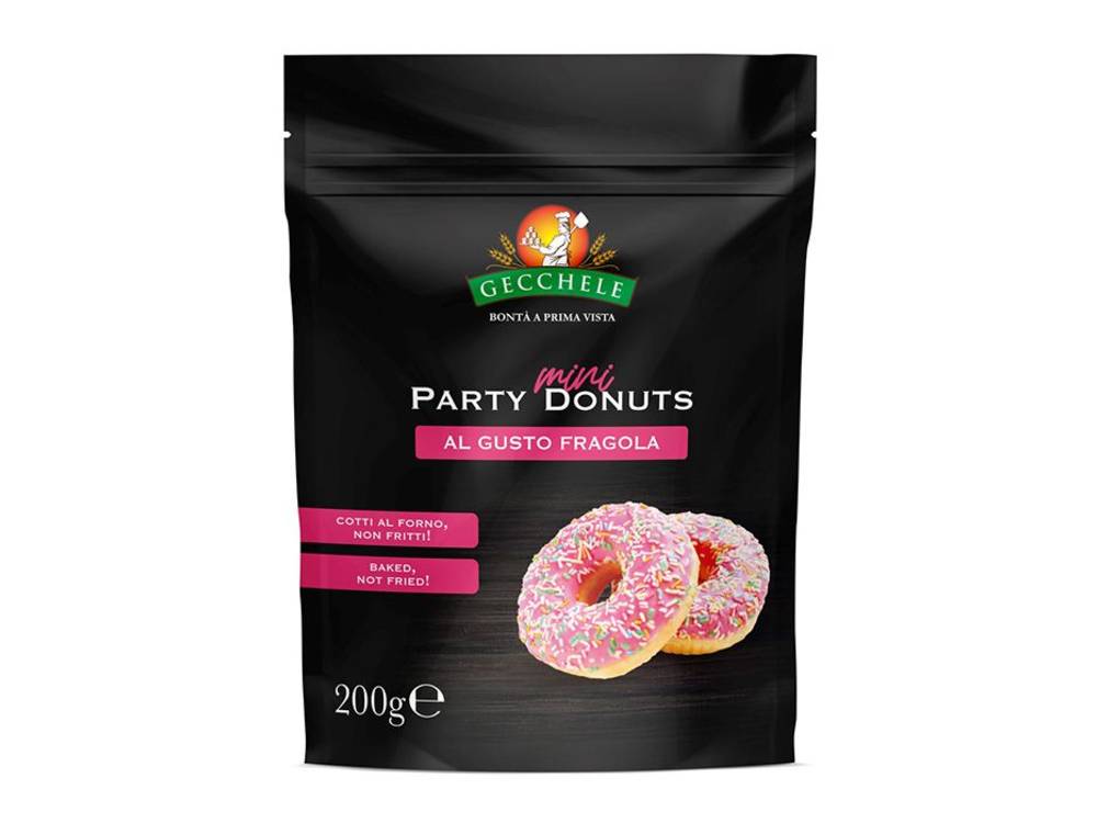 Mini Donuty jahodové 200g