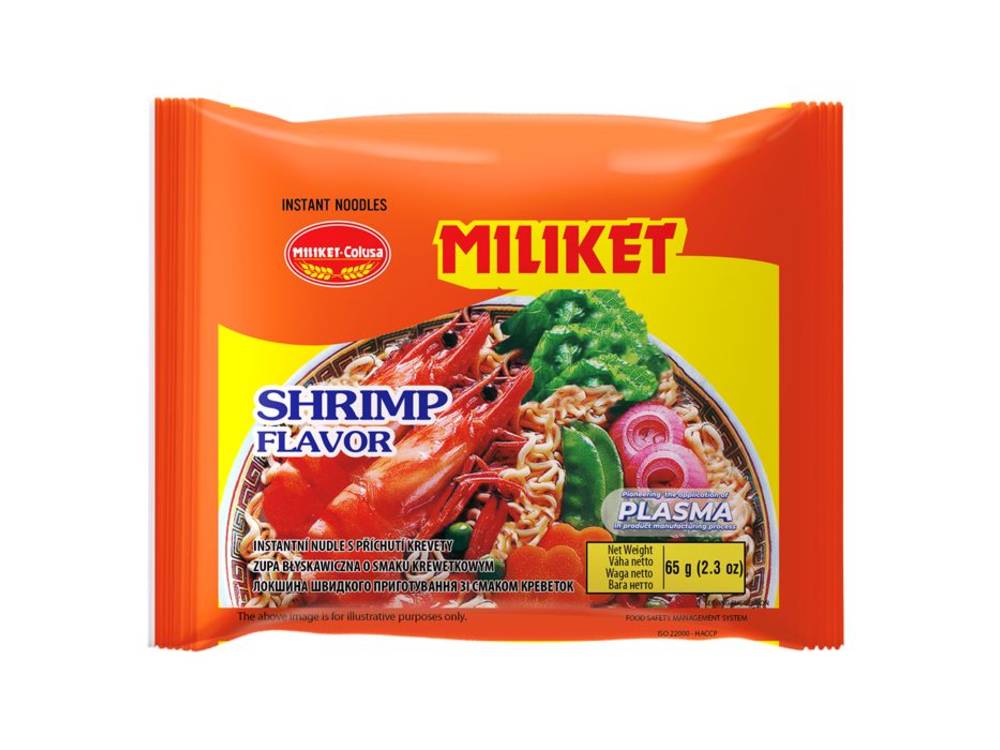 Instant noodles with a shrimp flavour 65g