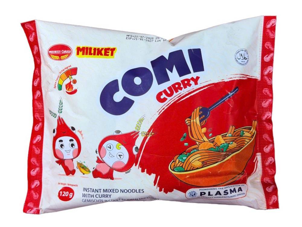 MILIKET Inst. nudle COMI kari 120g