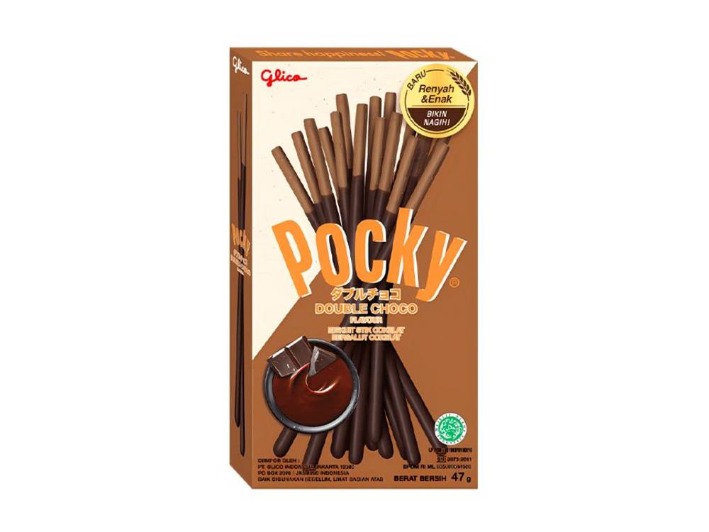 Glico Pocky Dvojitá Čokoláda 10 x 47g